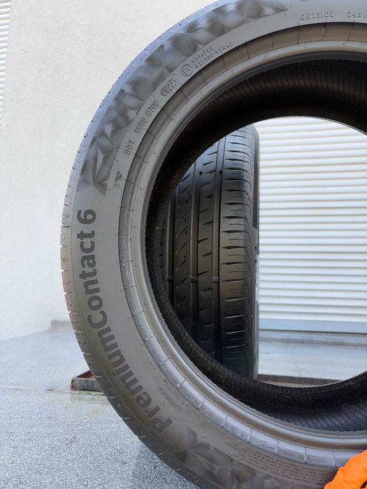 2szt letnie 245/45R18 Continental 6,7mm 2022r świetny stan! L699 gwar