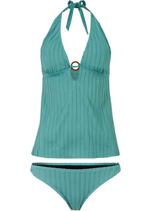 B.P.C tankini szałwia w prążki 44.