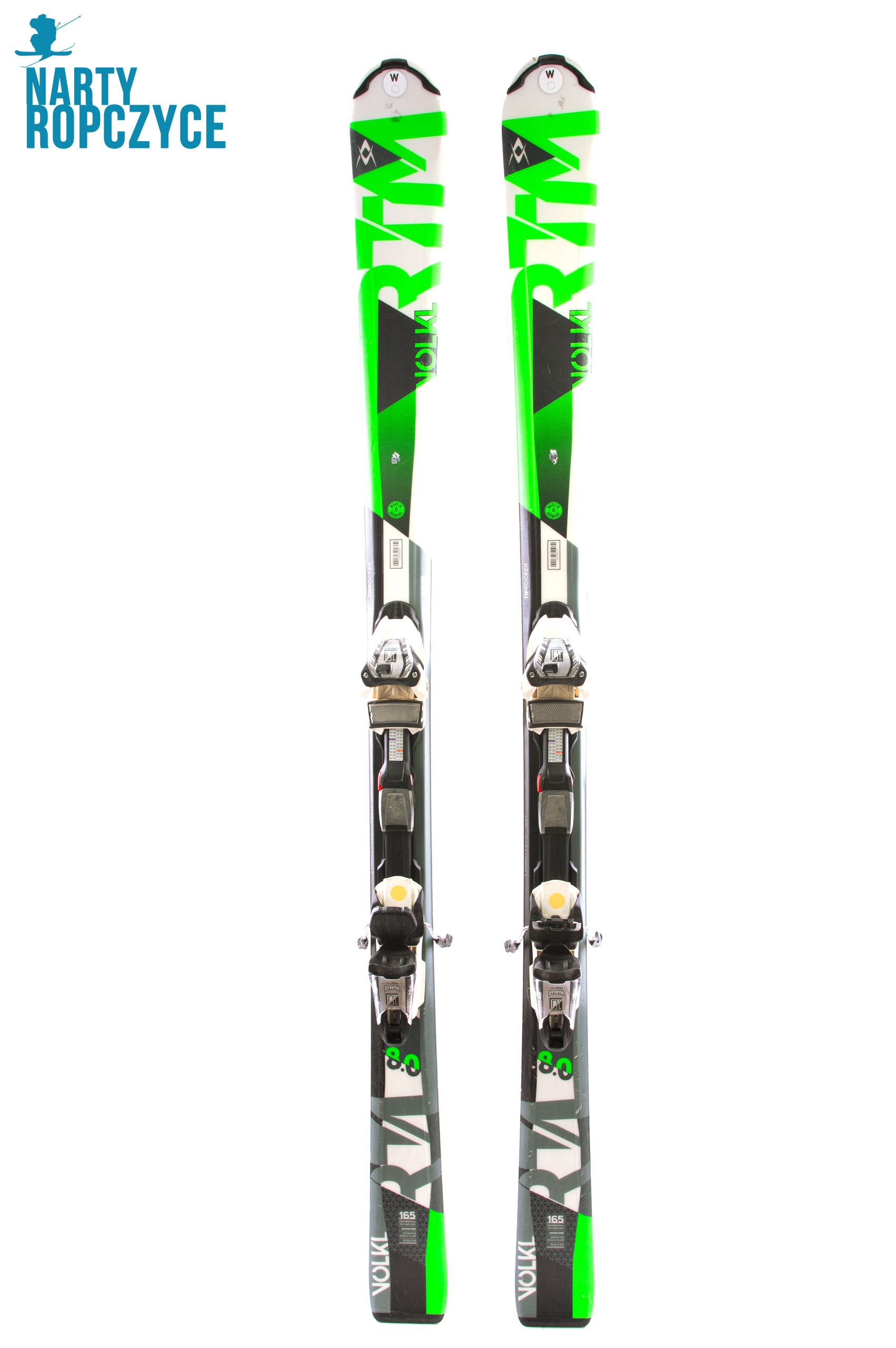 NartyRopczyce NR247 Narty 165 VOLKL RTM 8.0 P43V ! DB stan Serwis