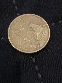 50 euro cent Włochy 2002 r destrukt