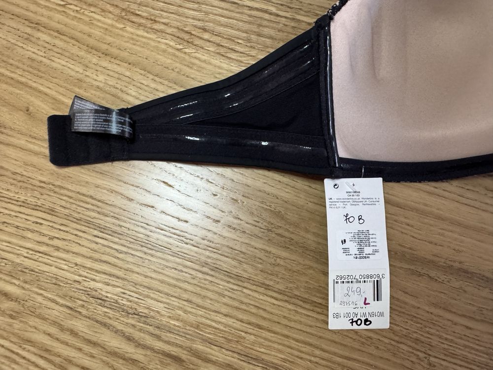 Biustonosz nowy 70B strapless brytyjskiej firmy Wonderbra