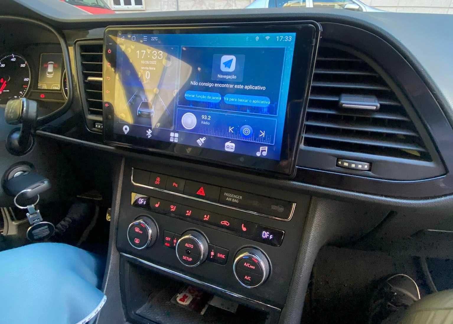 (NOVO) Rádio 2DIN 9" SEAT Leon 5F (De 2012 a 2020) • Android [4+32GB]