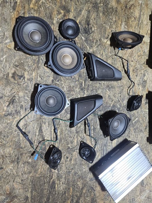 Nagłośnienie Bmw F10 F11 HARMANN TOP HIFI logic 7 głośniki wzmacniacz