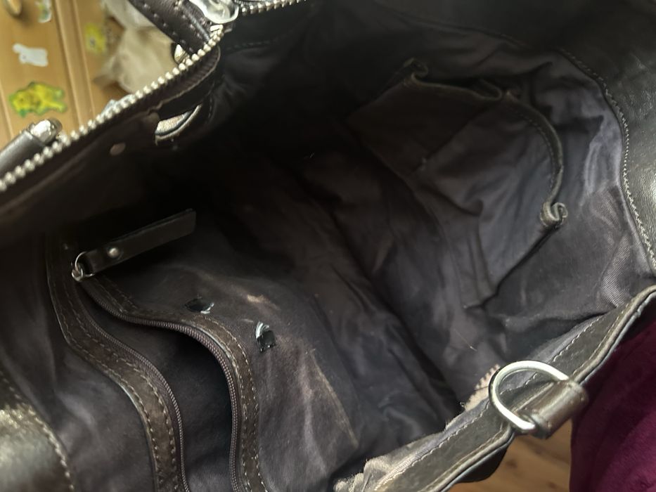 Max mara велика шкіряна сумка