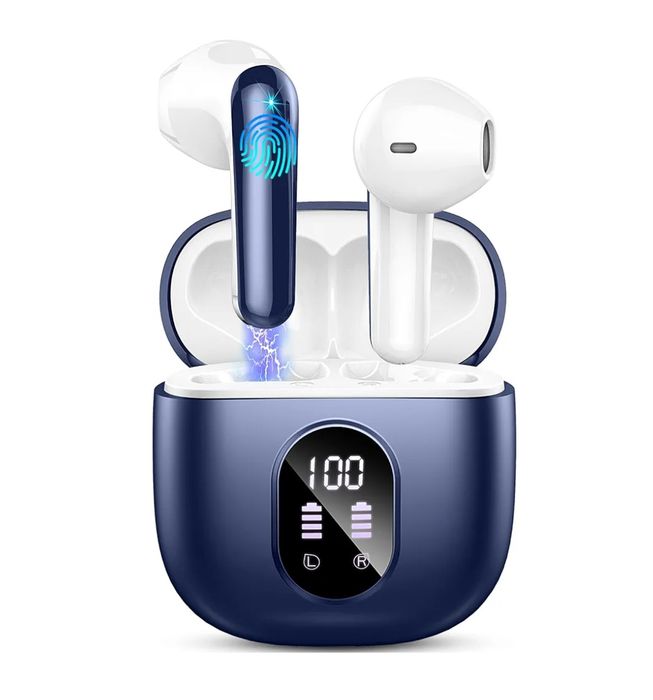 Bezprzewodowe słuchawki douszne Bluetooth 5.3 z mikrofonem ENC HiFi