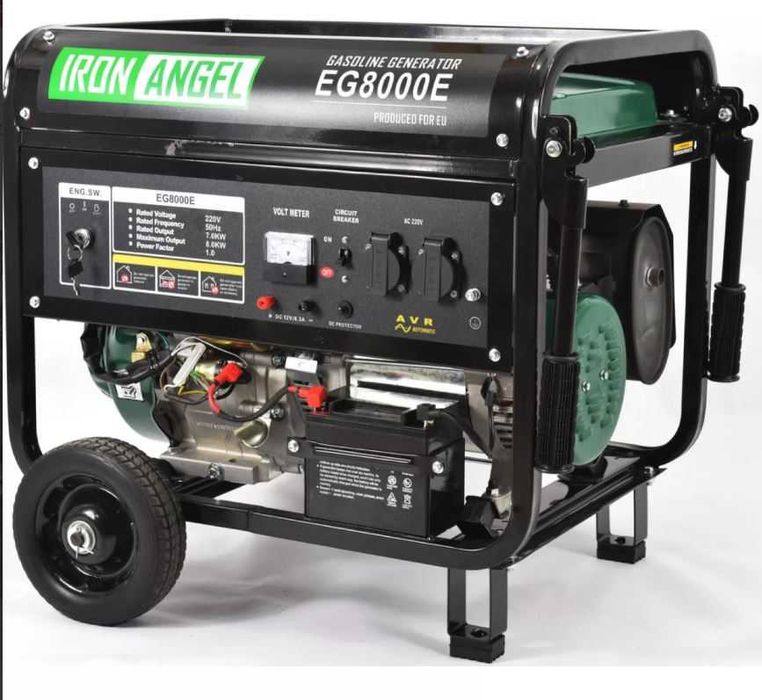 Генератор бензиновий Iron Angel EG 8000E (8 кВт)