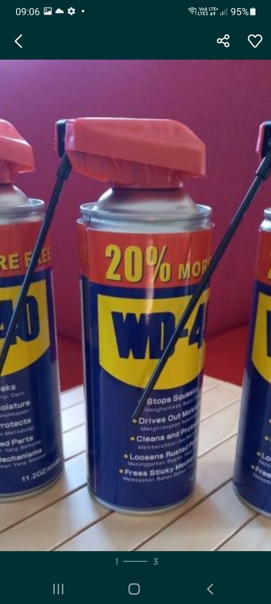 Wd40 zestaw 15szt 400ml