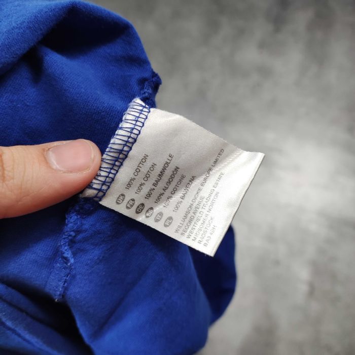 MĘSKA Koszulka Granatowa Dickies Duże Logo Klasyczna Bawełna