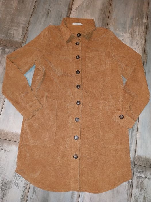 Sztruksowa jesienna sukieneczka