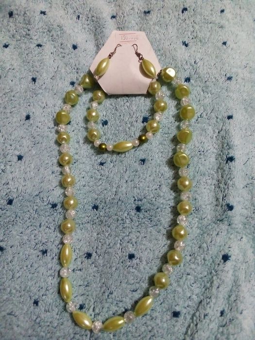 Зелений перламутровий коплект