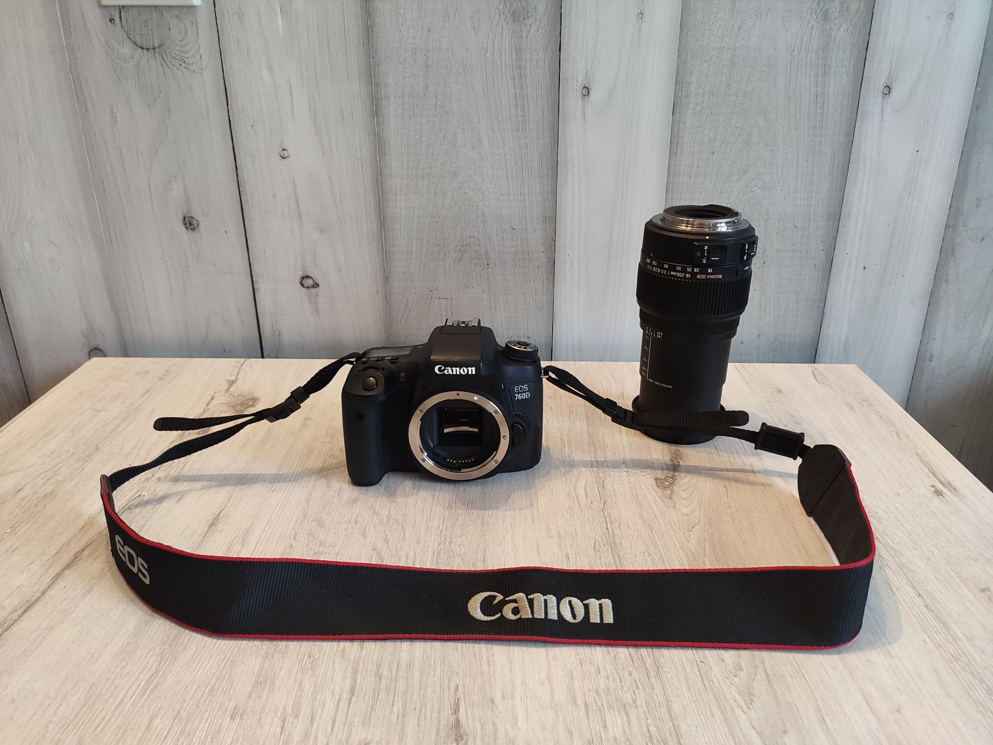 Canon 760D Sigma 18-200