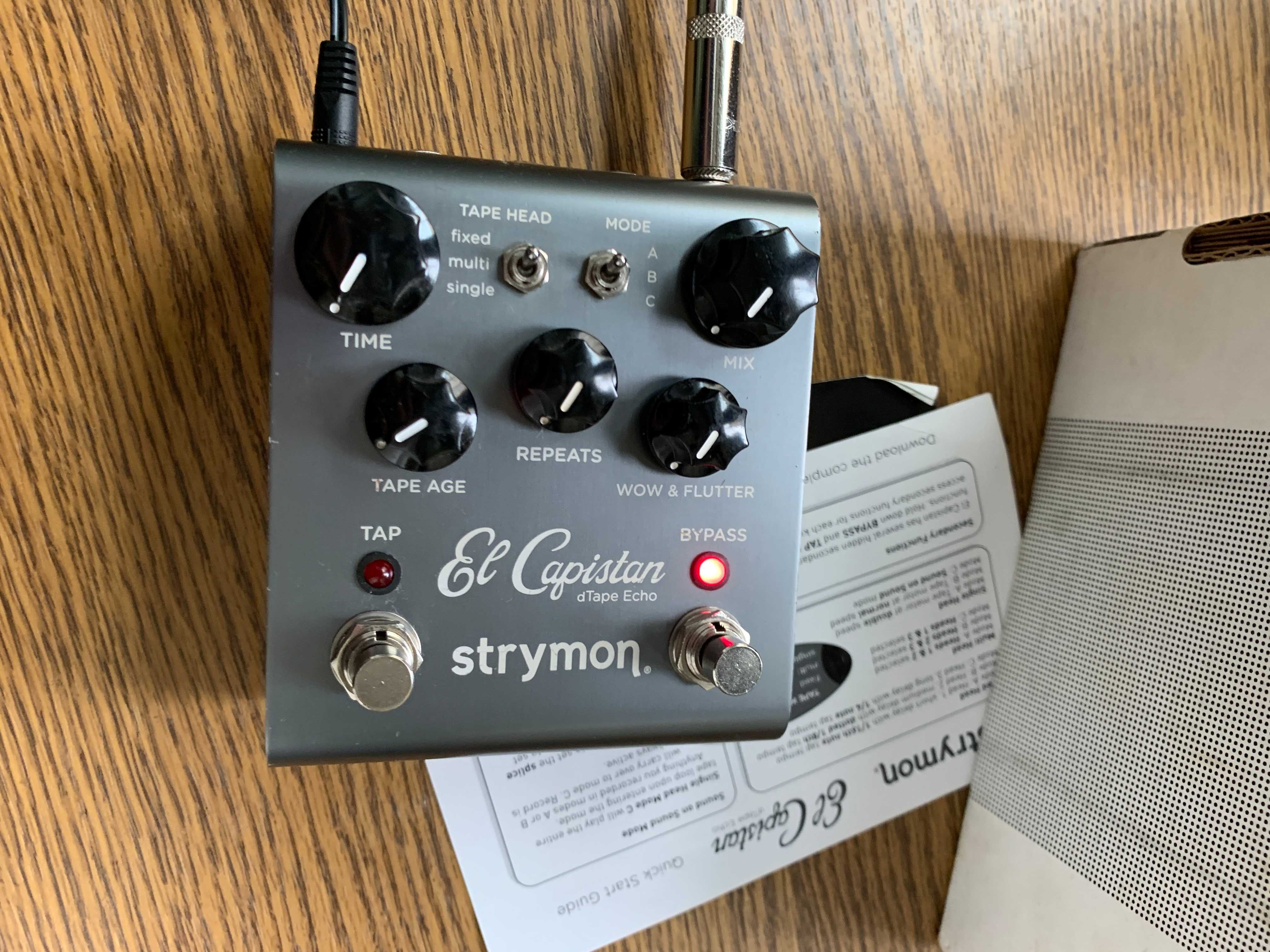 Strymon El Capistan педаль delay dTape Echo