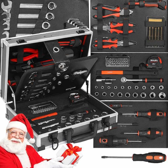 ZESTAW NARZĘDZI KLUCZY 90EL WALIZKA Narzędziowa Klucze Nasadki Wkrętak