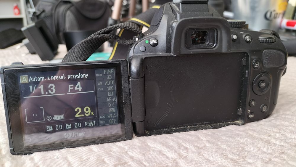 Zestaw Nikon d5100 - duży zestaw - Przebieg 2904