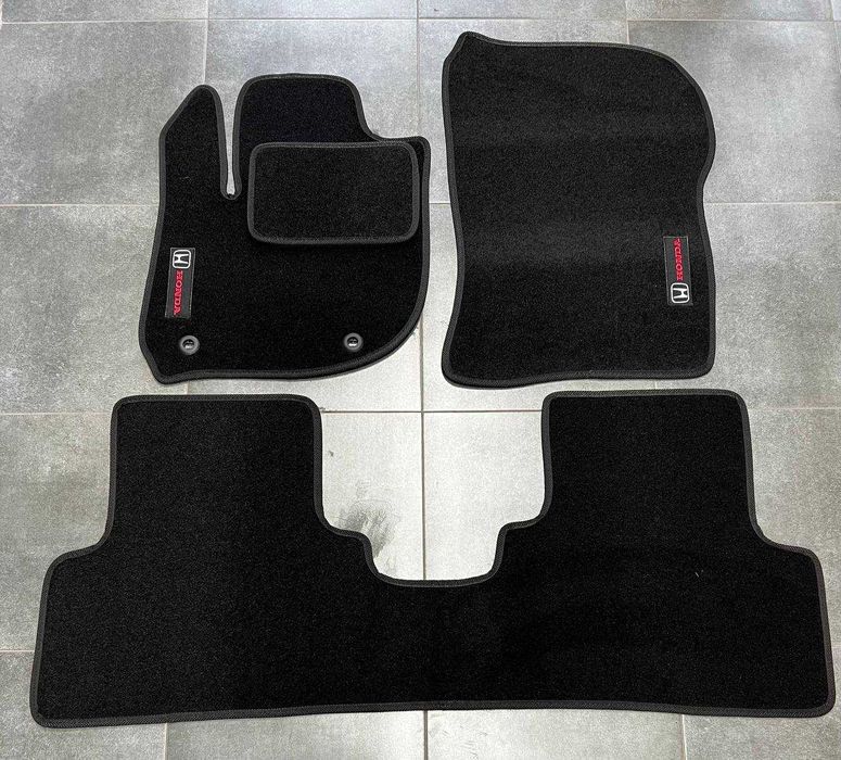 Ворсові коврики для Хонда\ Honda ENS1\ CR-V\ HRV\ Accord\ Civic\поліки