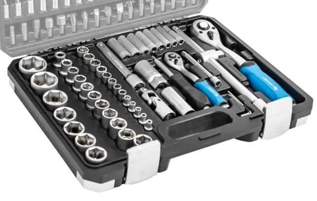 Набор инструментов 108 шт. HOGERT HT1R454 / CRV / набір ключей