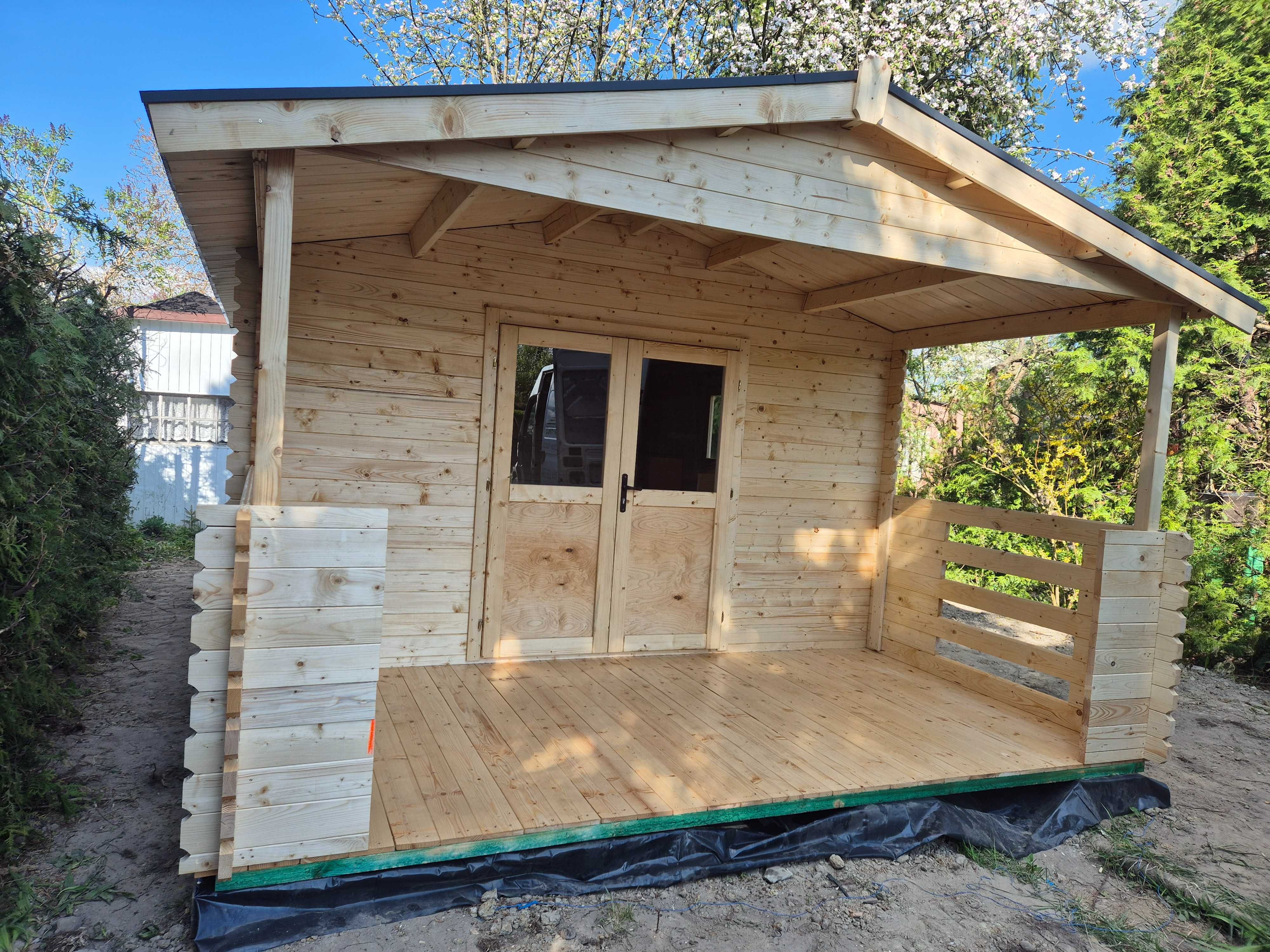 dostępny od ZARAZ solidny DOMEK letniskowy 6x4*24m2* balik aż 34 mm