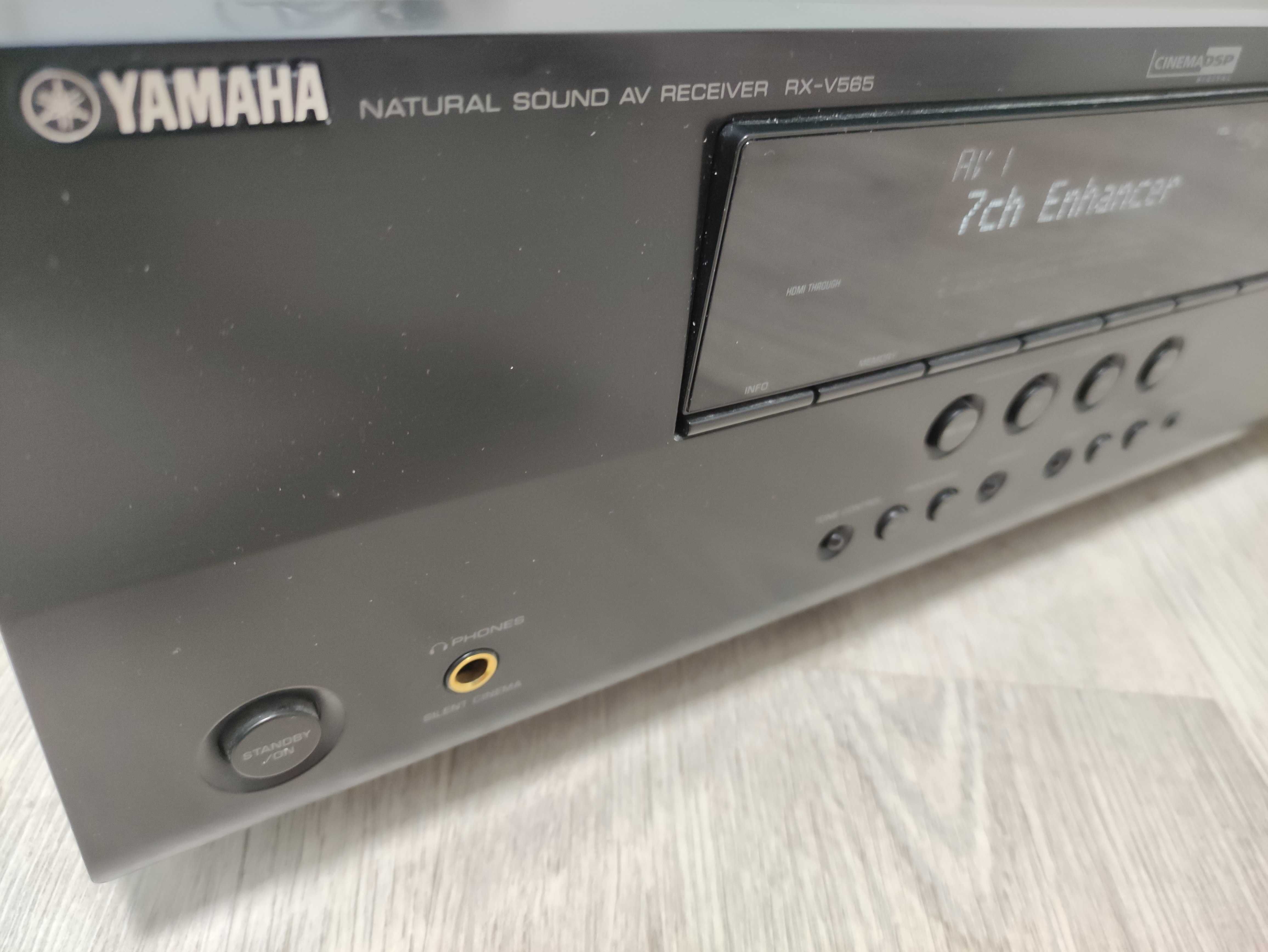 Amplituner wielokanałowy (7.1) Yamaha RX-V565 (RXV565)