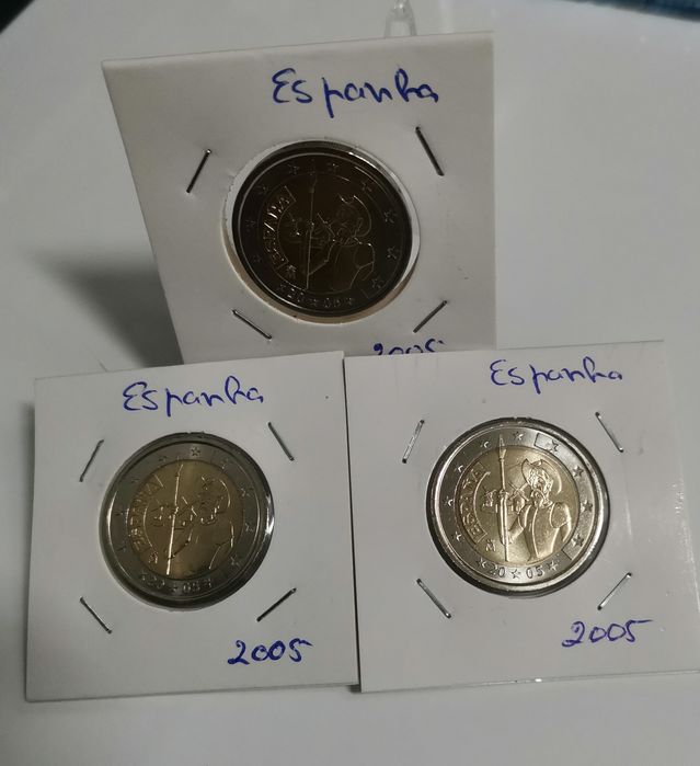 Moeda UNC comemorativa de 2€ - Espanha 2005