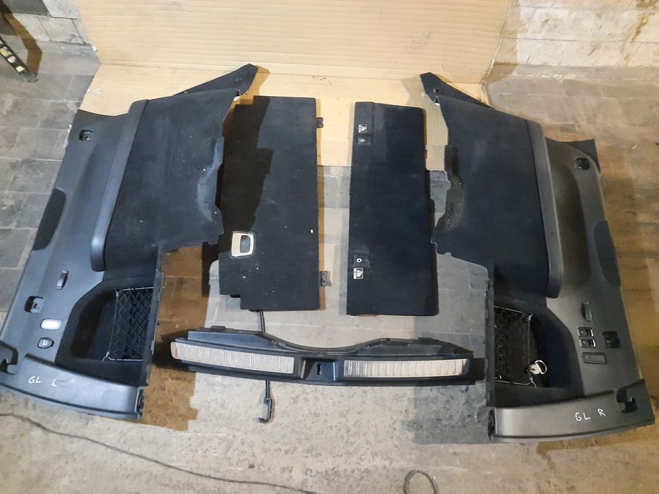 Mercedes GL W166 багажника накладка боковая обшивка пол покрытие