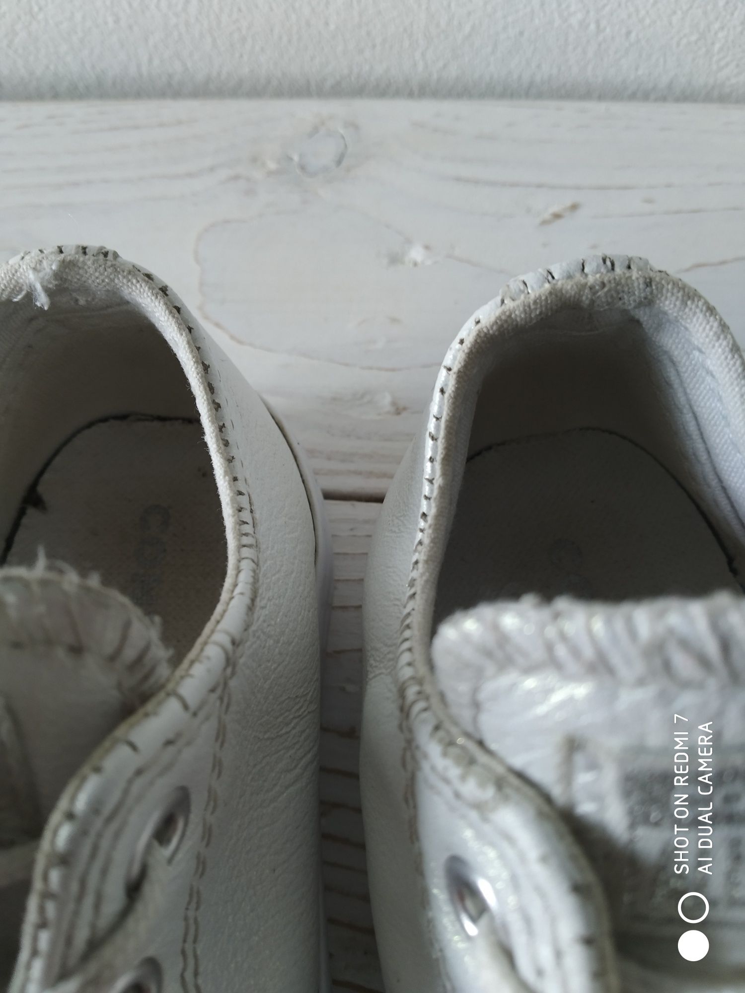 Trampki Converse dziewczynka skóra