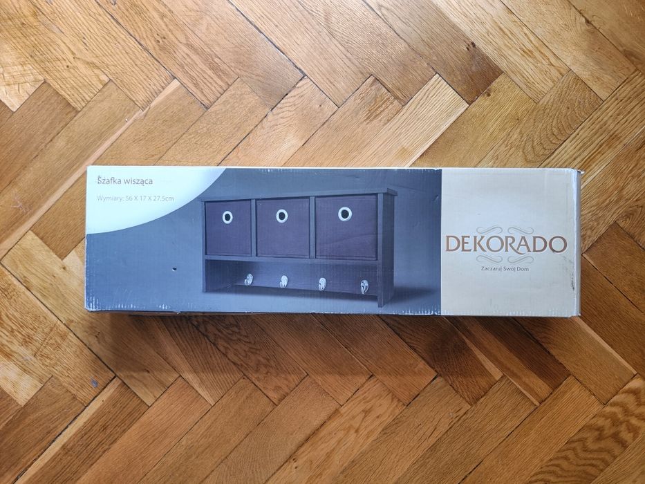 Dekorado nowa szafka wisząca z haczykami