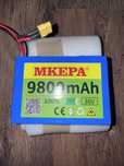 akumulator 36V o pojemności 9800mAh, marki MKEPA.