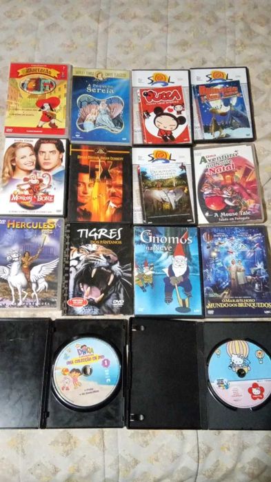 Jogos playstation 2 e DVDs