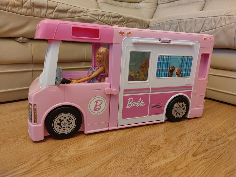 barbie, kamper 3w1, ghl93 plus lalka gratis