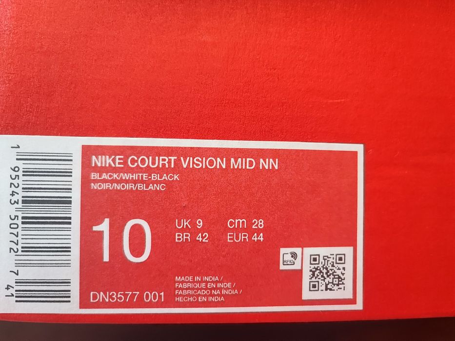 Кеди чоловічі Nike Court Vision Mid Next Nature