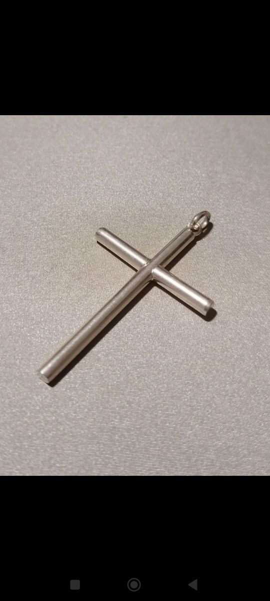Medalha cruz em prata 925