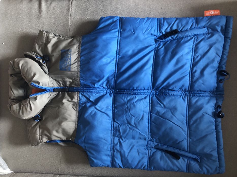 Kamizelka bezrekawnik Goi Goi meski niebieski S cieply jesienny