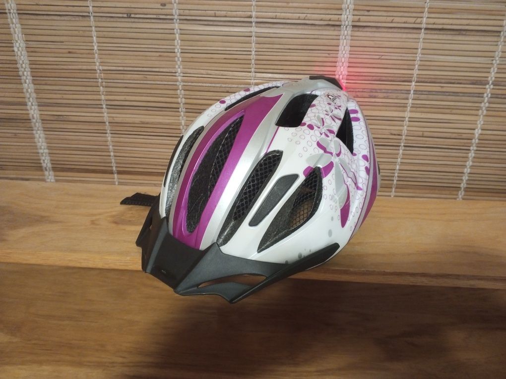 kask rowerowy dziewczęcy 49-54