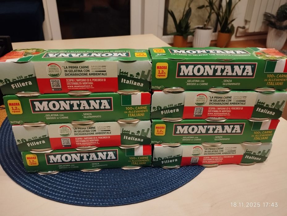 Montana wołowina w galarecie konserwa wołowa 24 sztuki x70g