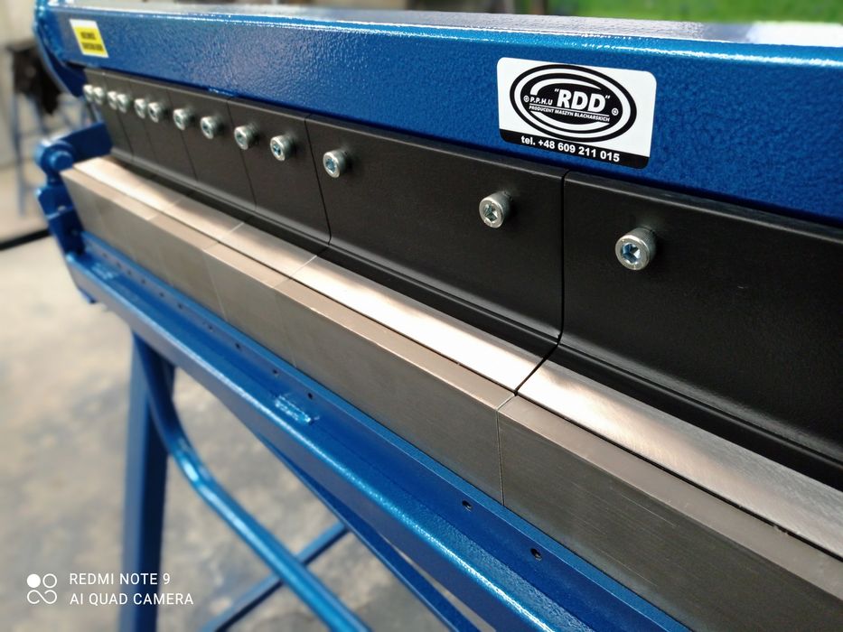 Zaginarka do blachy segmentowa ZGDS-125 do karo rąbka