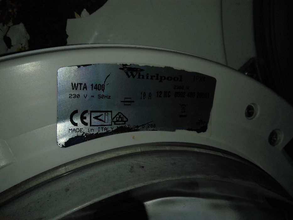 Whirlpool WTA 1400 PRALKA  na części Warszawa