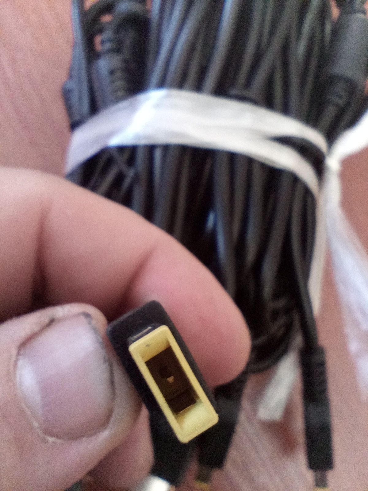 Ремонтний DC кабель шнур дріт lenovo usb pin квадрат