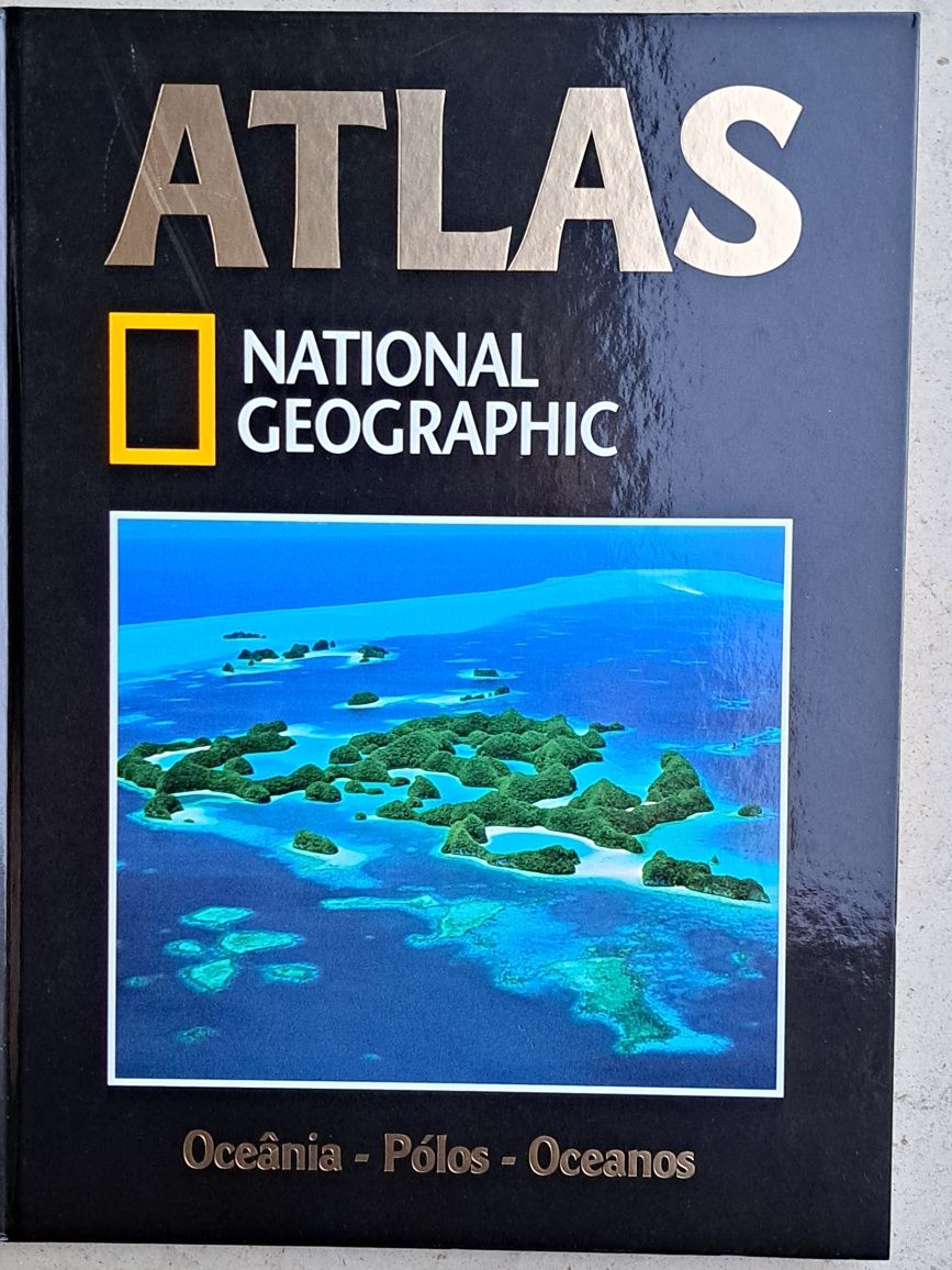 Livros ATLAS - National Geographic LOTE 5 livros 10€