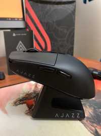 Ajazz AJ219 black бездротова ігрова мишка з док-станцією