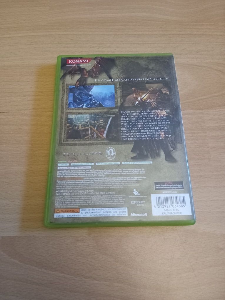 Gra castlevania lord of shadow xbox 360