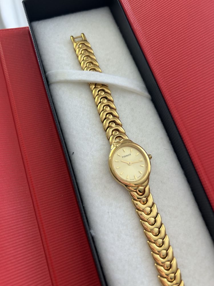 złoty zegarek Tissot