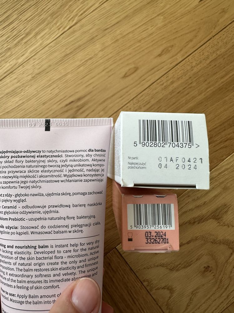 Organic miya biotinne tołpa zestaw kosmetyków