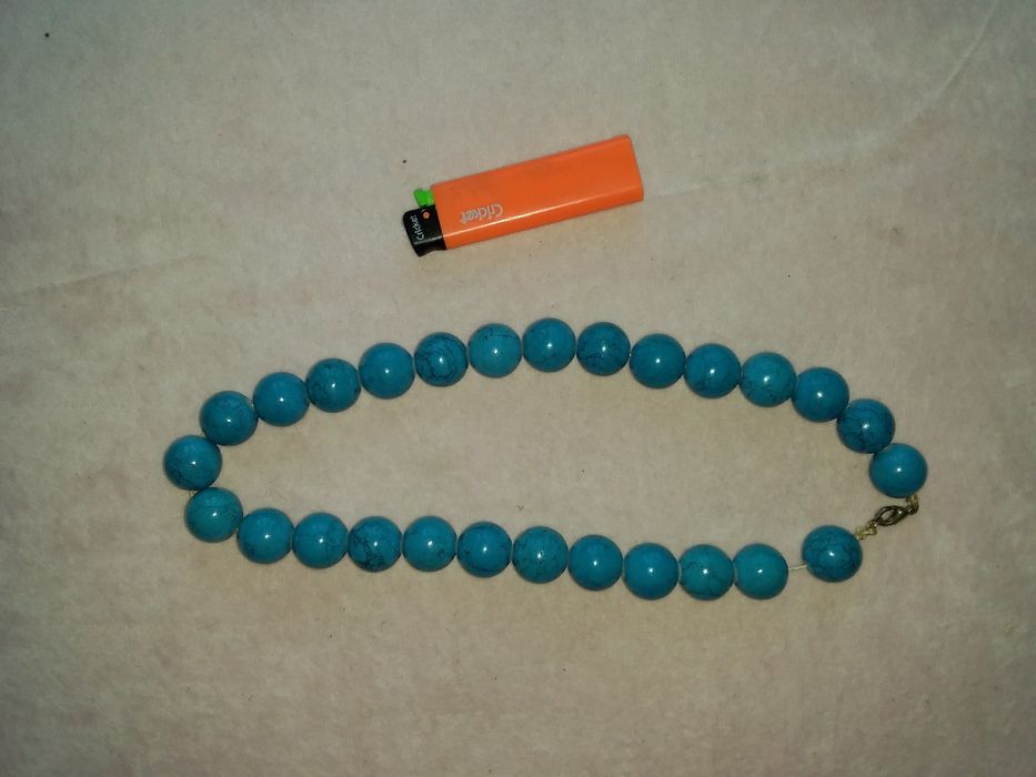 Бусы бирюза