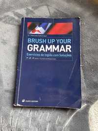 Livro exercícios Inglês “Brush Up Your” Grammar de Manuela Sottomayor