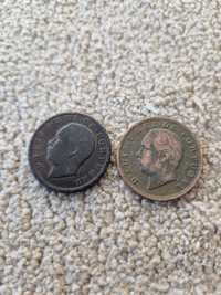 2 moedas de XX Reis D. Luis