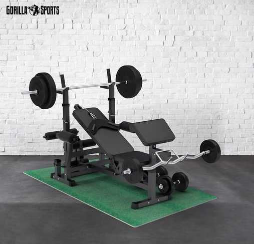 6 mat z 12 końcówkami, antypoślizgowe, maty podłogowe do fitnessu,