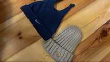 Шапка nike і шапка ведмедик