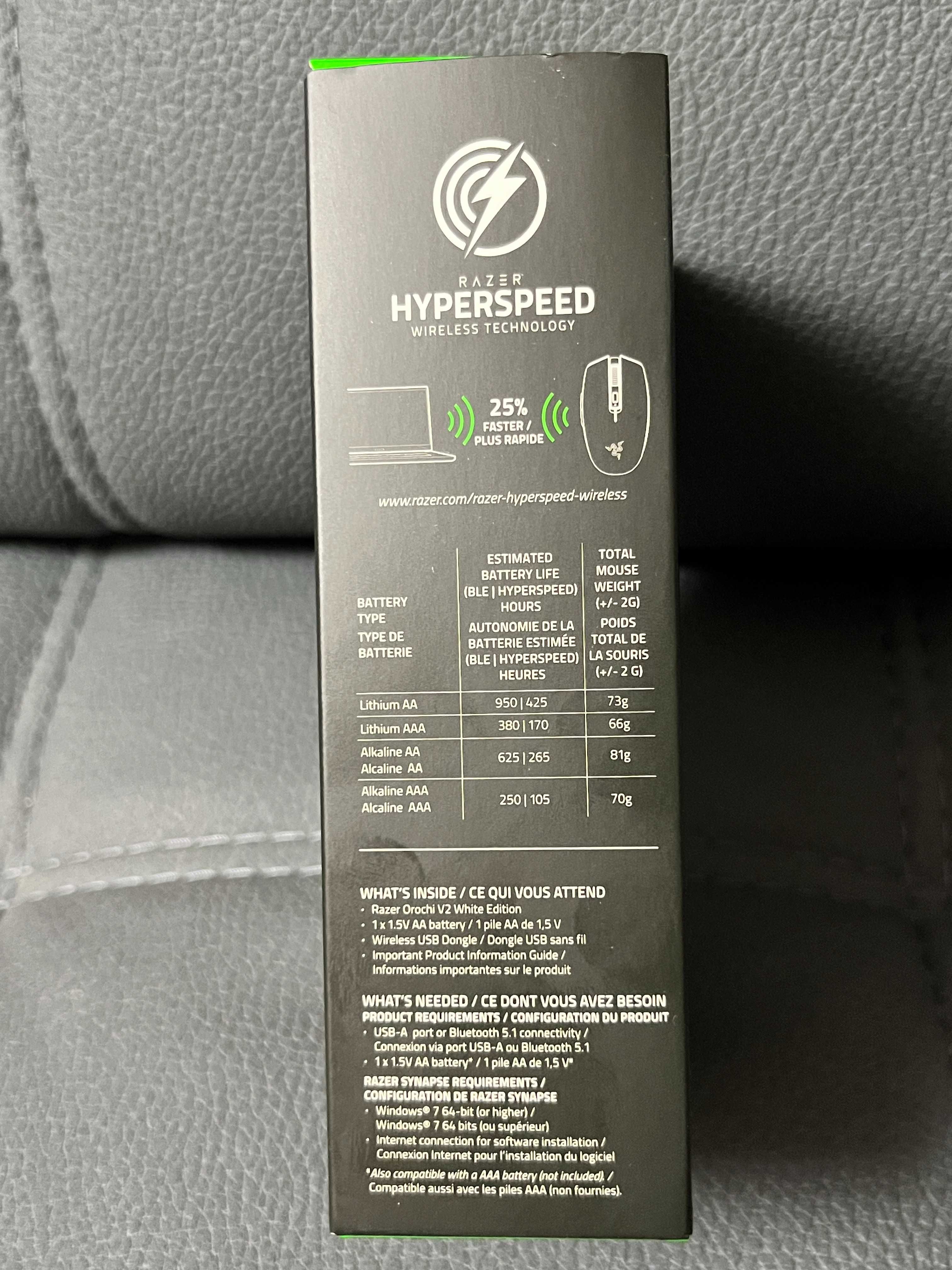 Razer Orochi V2 Wireless  White