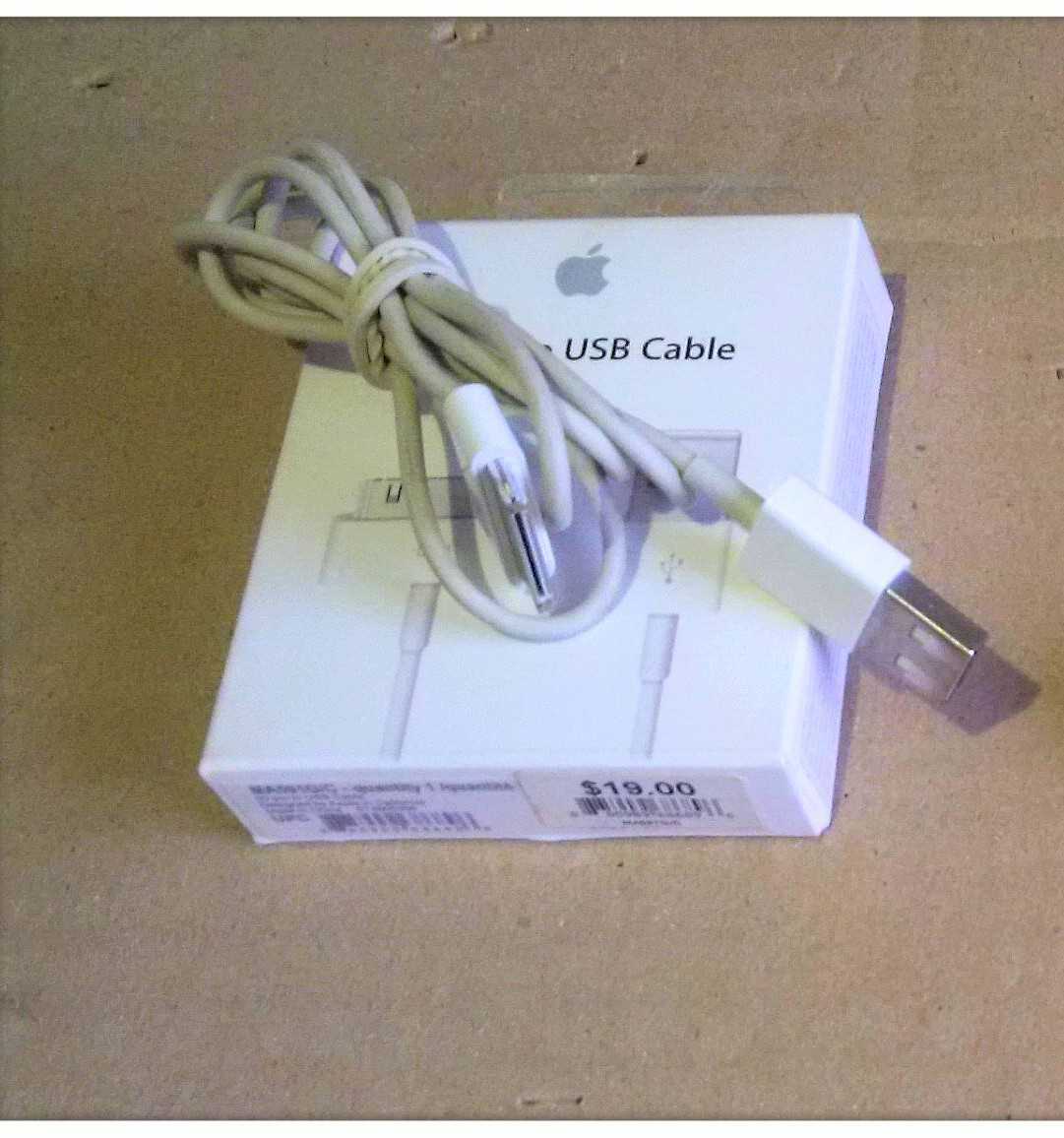 USB DATA cable 30pin Оригінальний кабель перехідник ma591g/c Original