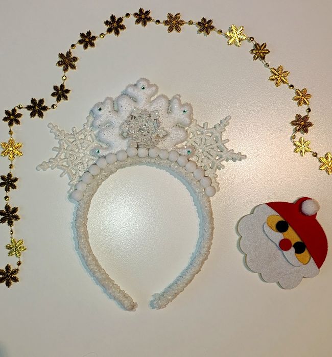 Обруч,корона сніжинки